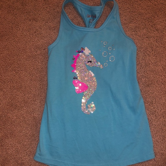 Adorable Sequin Twist Back Tank